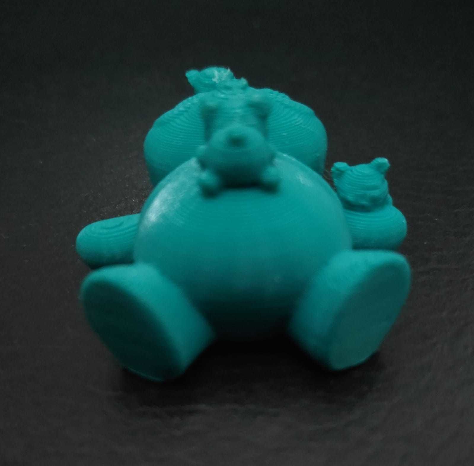 Panda and Babies 3D print model_10