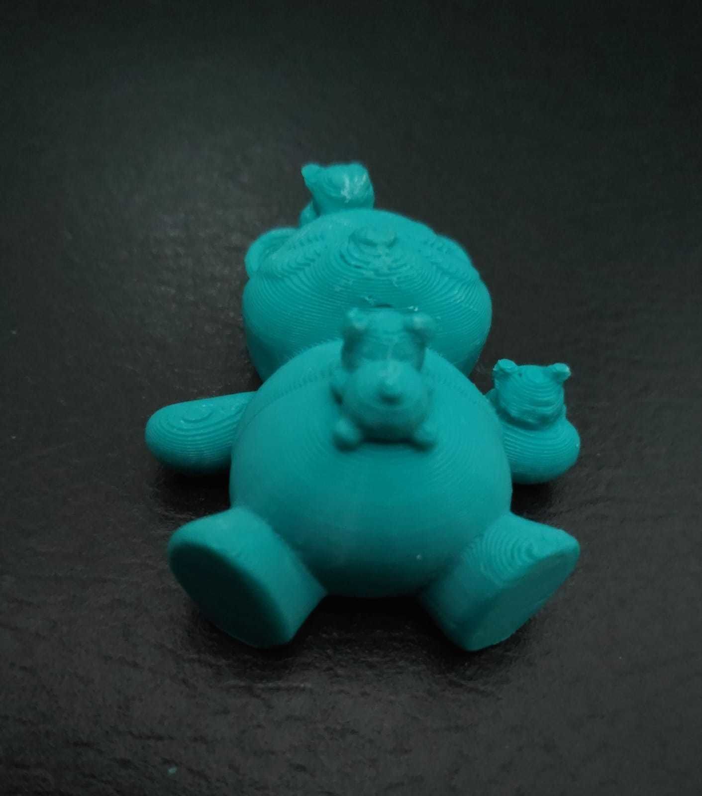 Panda and Babies 3D print model_5