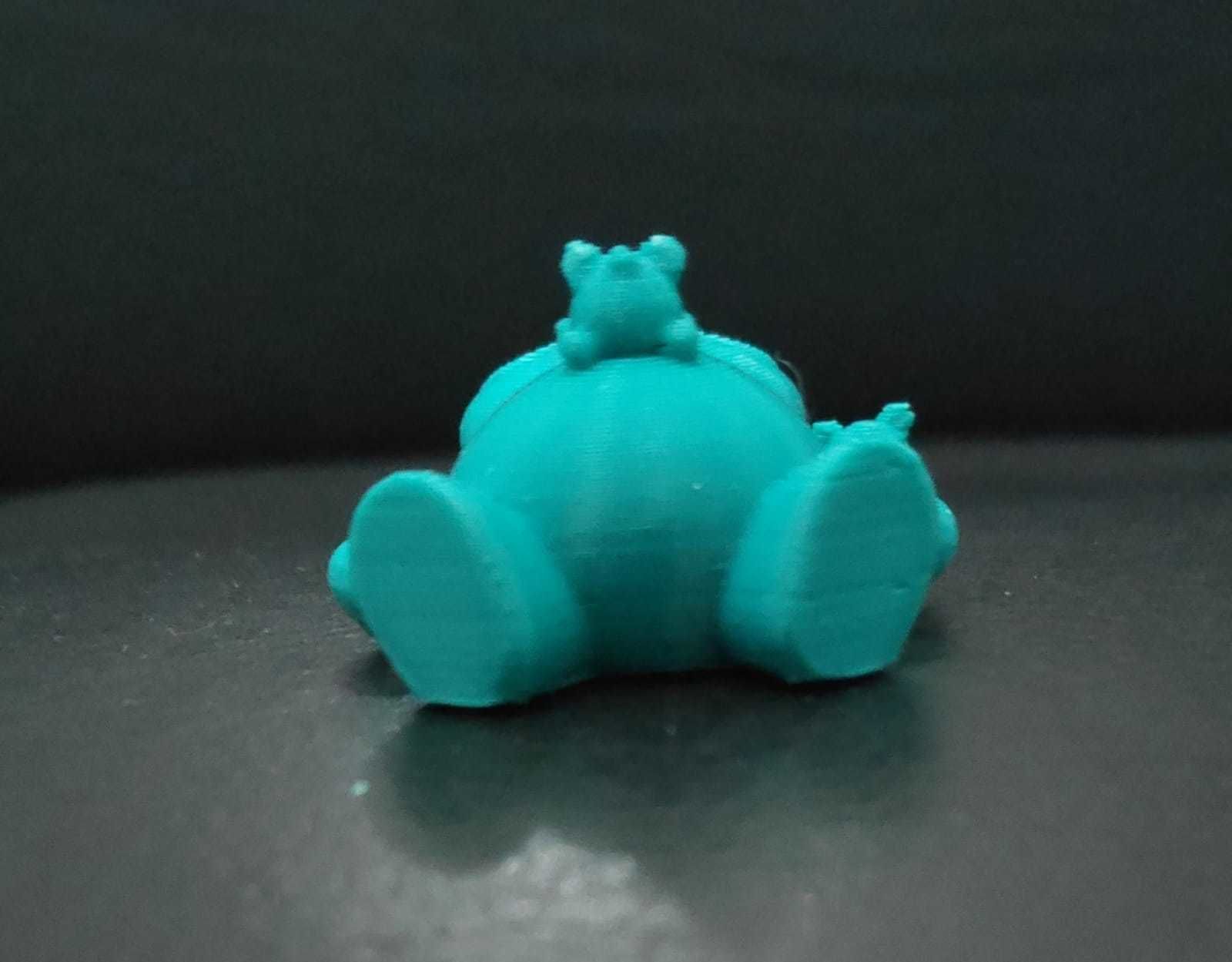 Panda and Babies 3D print model_11