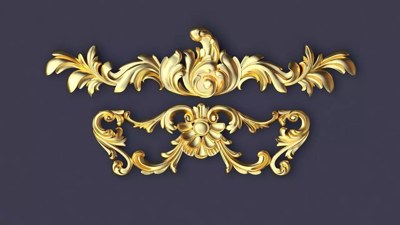 dekor ornament 3D model_0