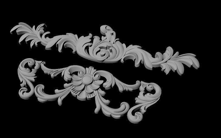 dekor ornament 3D model_1