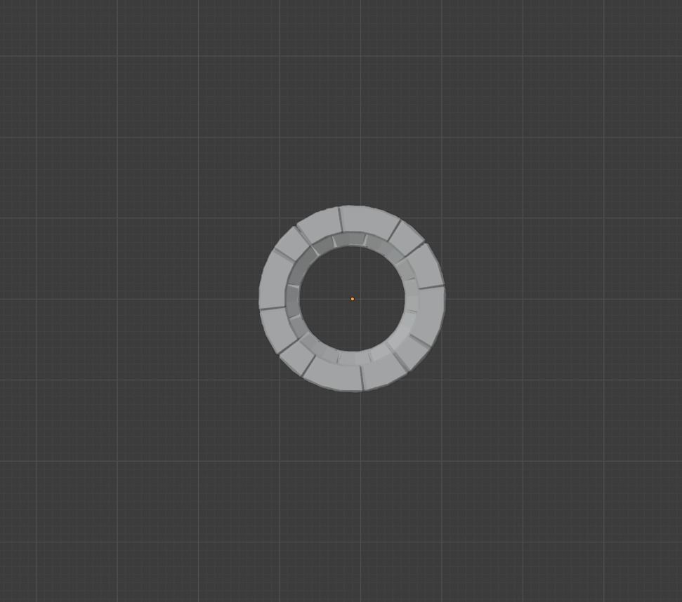 Low Poly Castle Tower  3D print model_1