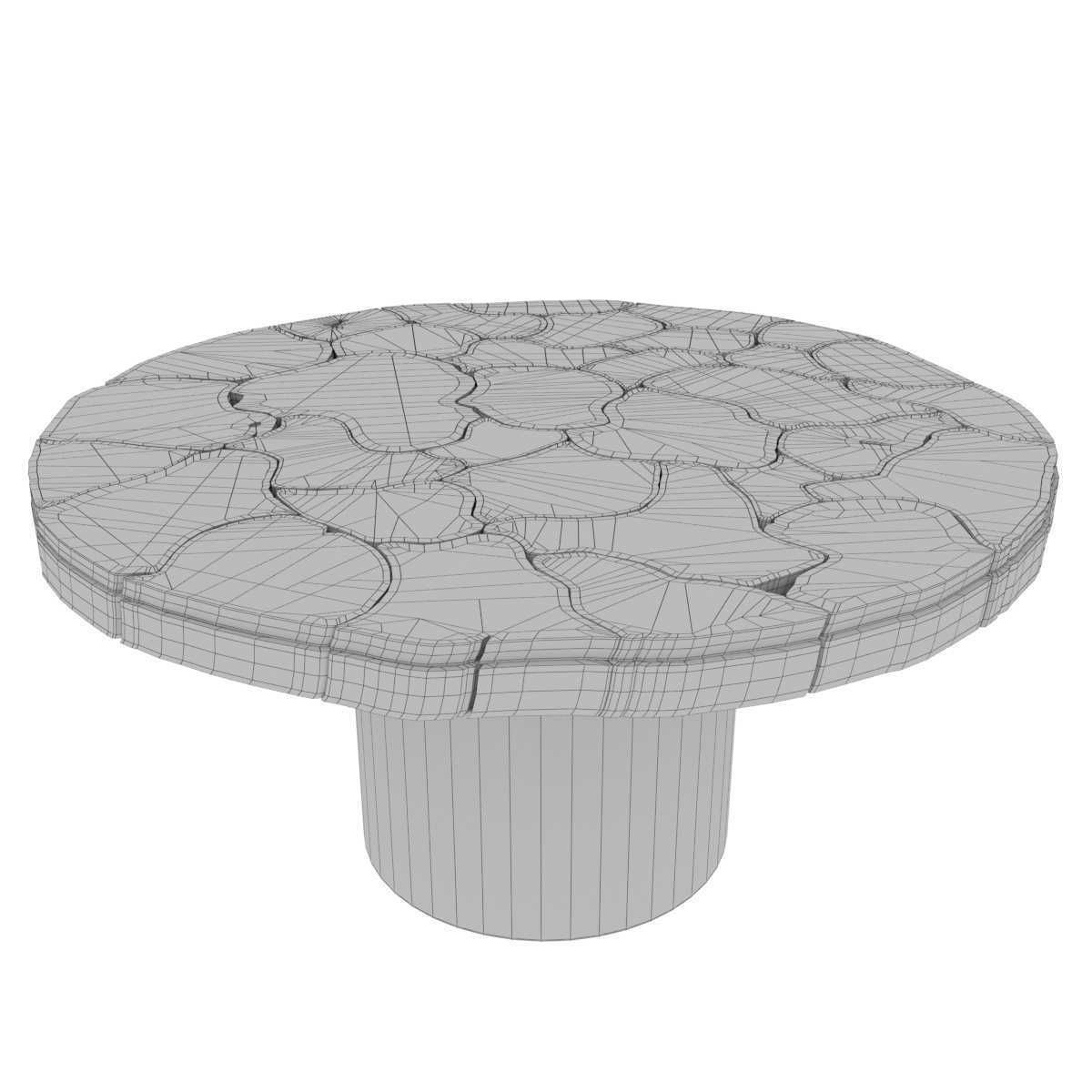 Madura dining table by Bernhardt interiors 3D model_8