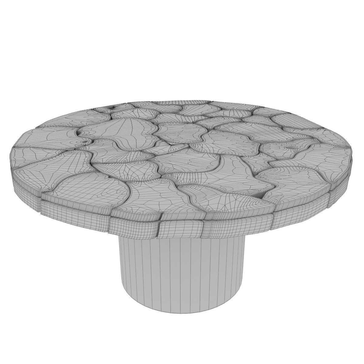 Madura dining table by Bernhardt interiors 3D model_7