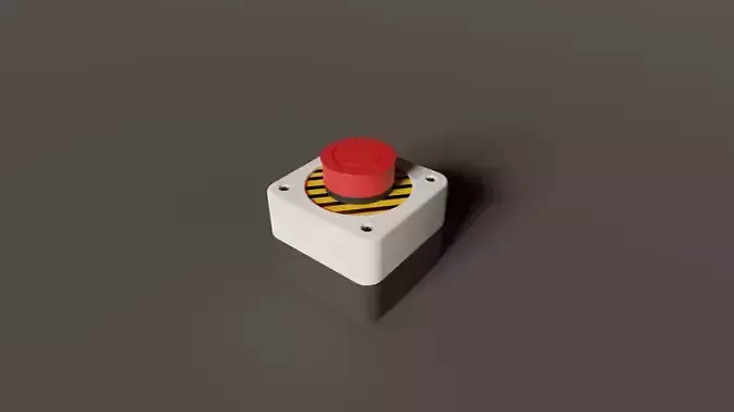 Emergency Button Free 3D model