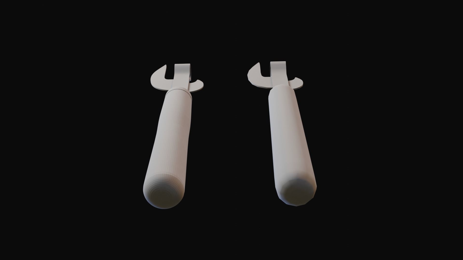 Opener HighLowPoly Low-poly 3D model_10