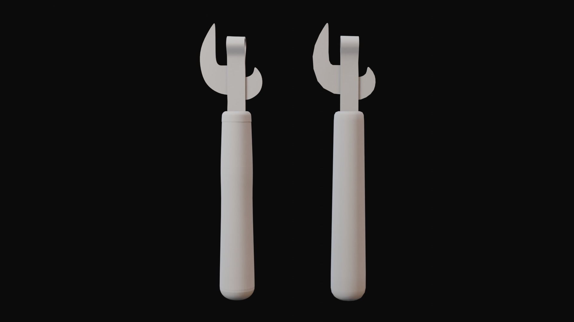 Opener HighLowPoly Low-poly 3D model_8