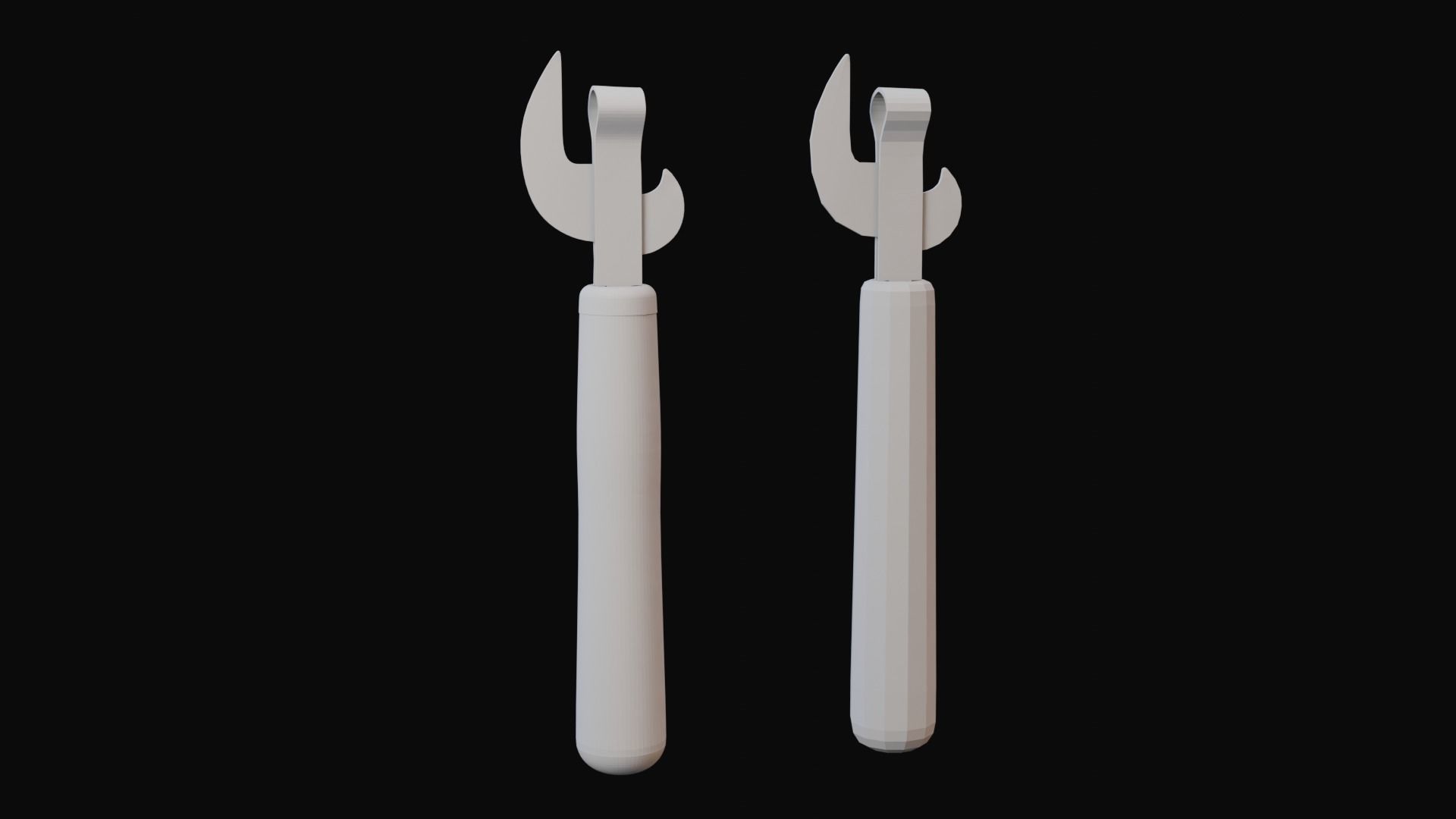 Opener HighLowPoly Low-poly 3D model_11