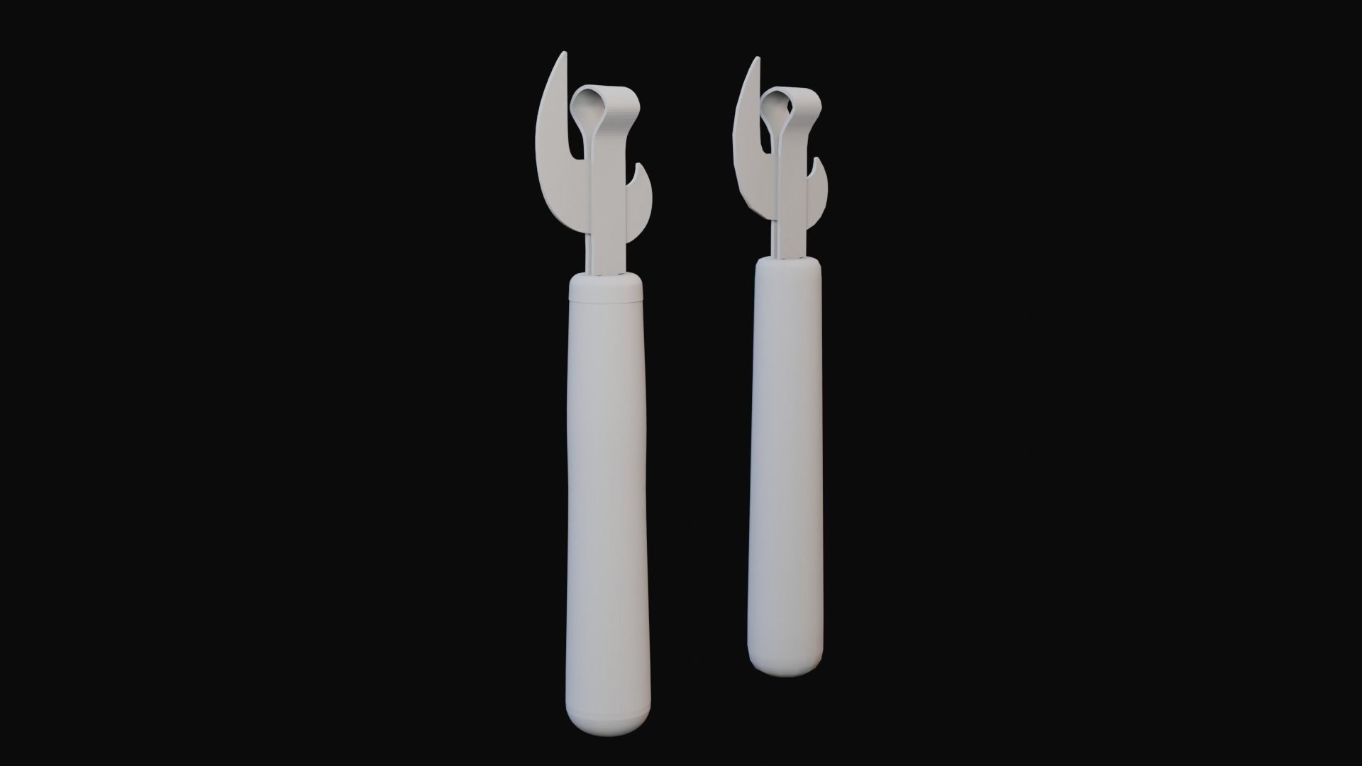 Opener HighLowPoly Low-poly 3D model_7