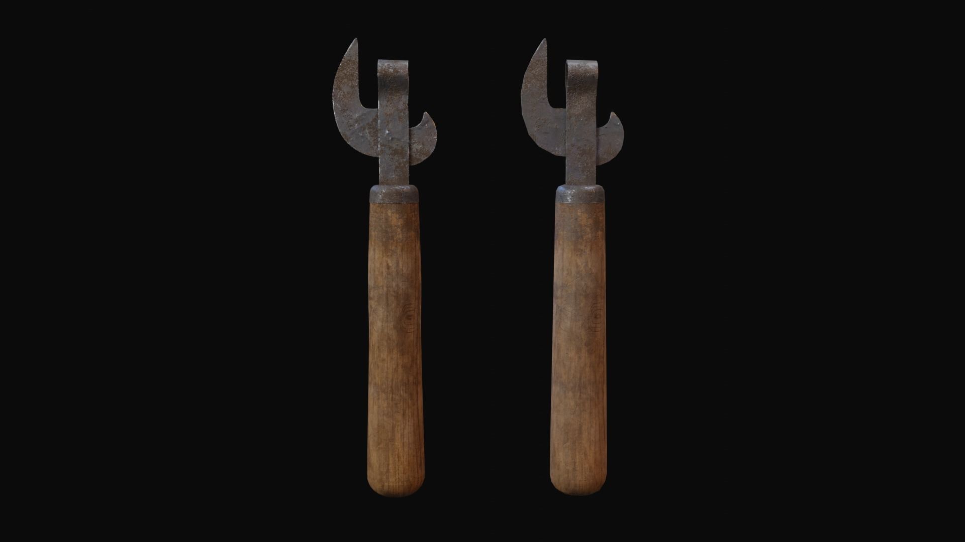 Opener HighLowPoly Low-poly 3D model_3