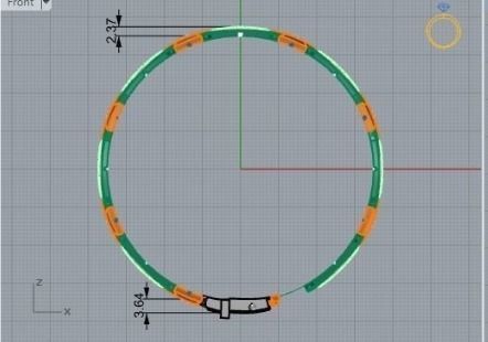 Enamel men bracelet   482 3D print model_5