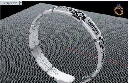 Enamel men bracelet   482 3D print model_7