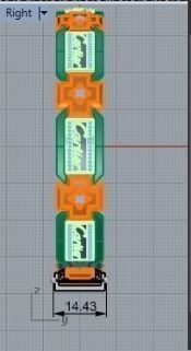 Enamel men bracelet   482 3D print model_6