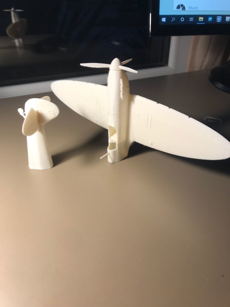 SUPERMARINE SPITFIRE MkI - SCALE 1 48 - 3dPRINTABLE ASSEMBLY KIT 3D print model_6