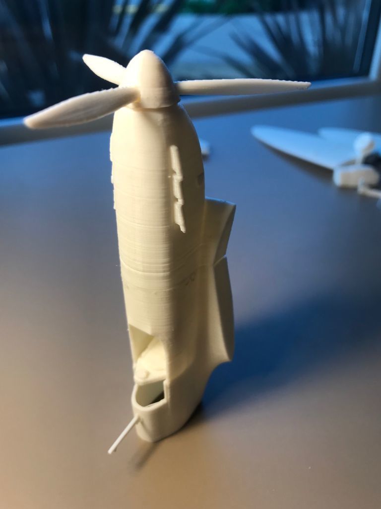 SUPERMARINE SPITFIRE MkI - SCALE 1 48 - 3dPRINTABLE ASSEMBLY KIT 3D print model_3