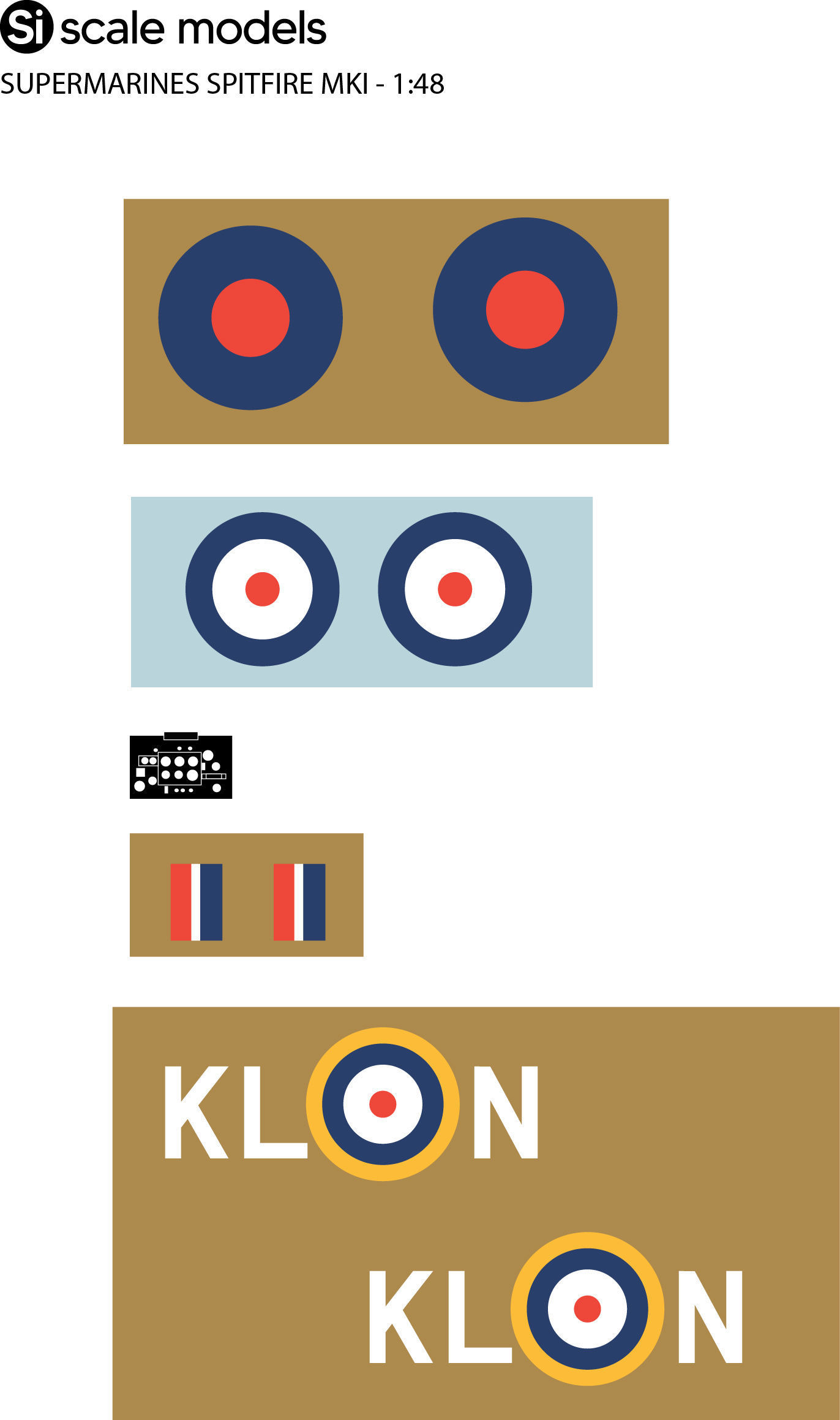 SUPERMARINE SPITFIRE MkI - SCALE 1 48 - 3dPRINTABLE ASSEMBLY KIT 3D print model_22