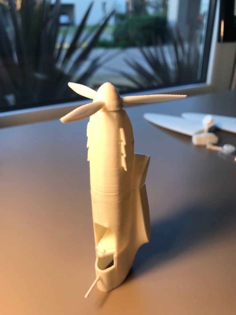 SUPERMARINE SPITFIRE MkI - SCALE 1 48 - 3dPRINTABLE ASSEMBLY KIT 3D print model_17