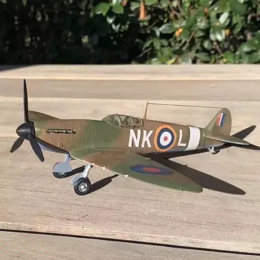 SUPERMARINE SPITFIRE MkI - SCALE 1 48 - 3dPRINTABLE ASSEMBLY KIT 3D print model_0