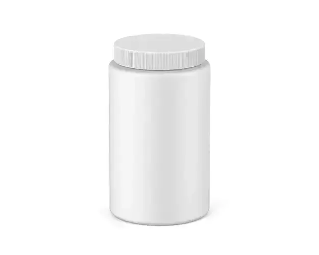3D Jar plastic bottle Low-poly 3D model