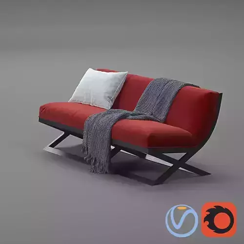 American Leather Tori Sofa  Tenarchstudio  Render Ready