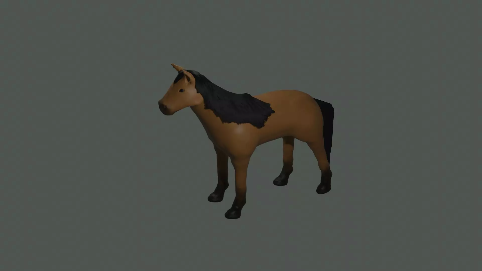 horse Free low-poly 3D model