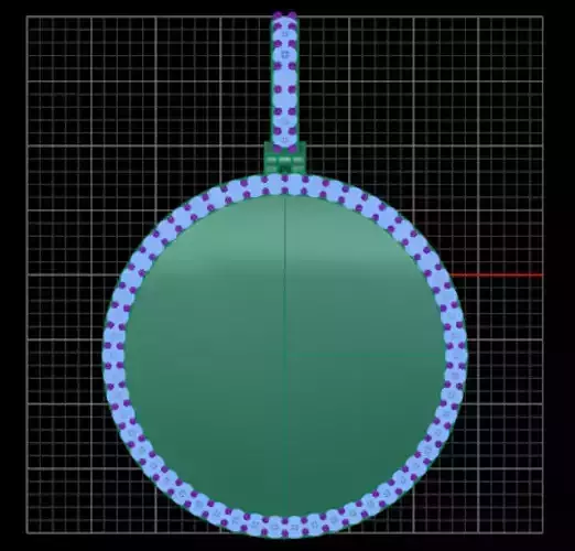 Picture Pendant 1inch 1half pointers