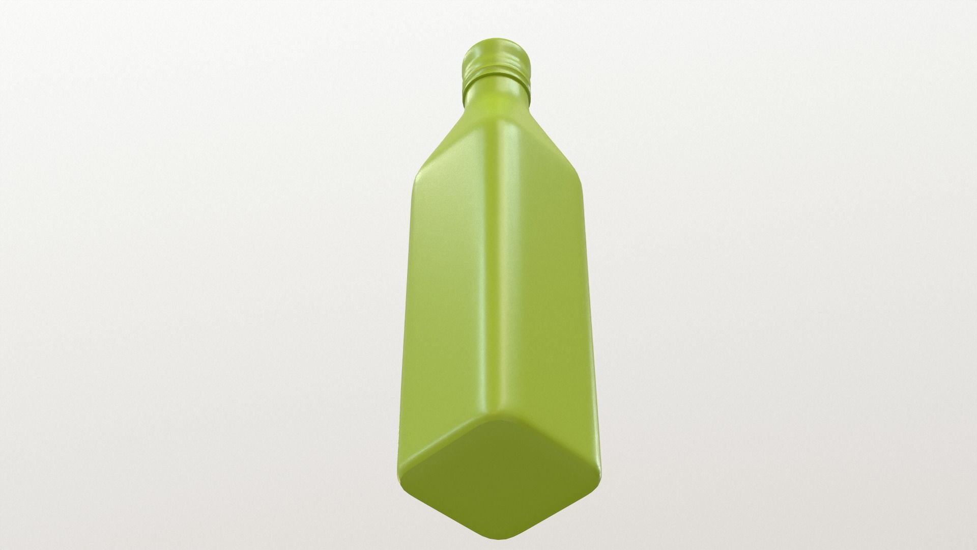 Olive Bottle with Editable Label Low-poly 3D model_11