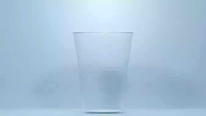 Realistic plastic Cup