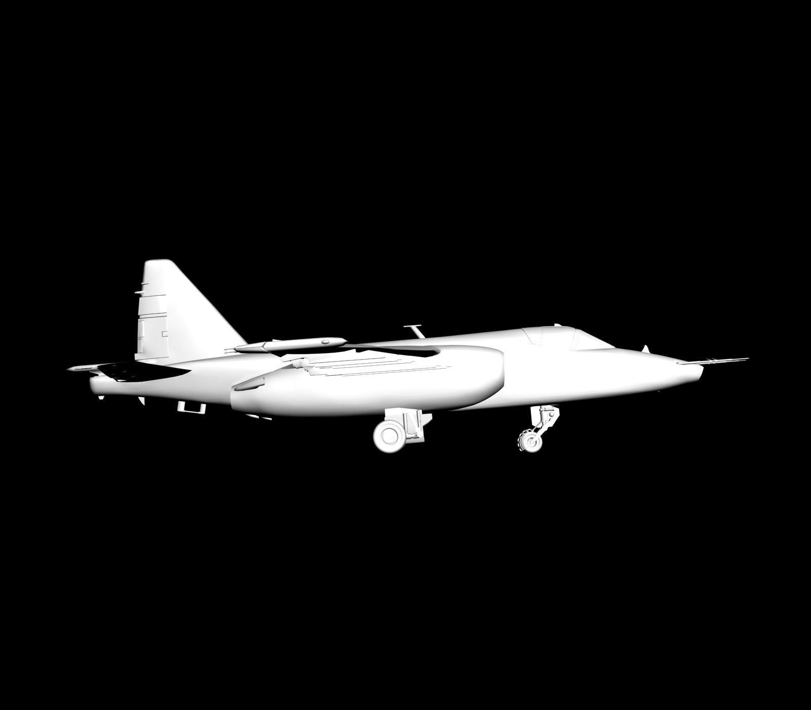 SU-25  Close air support 3D print model_2