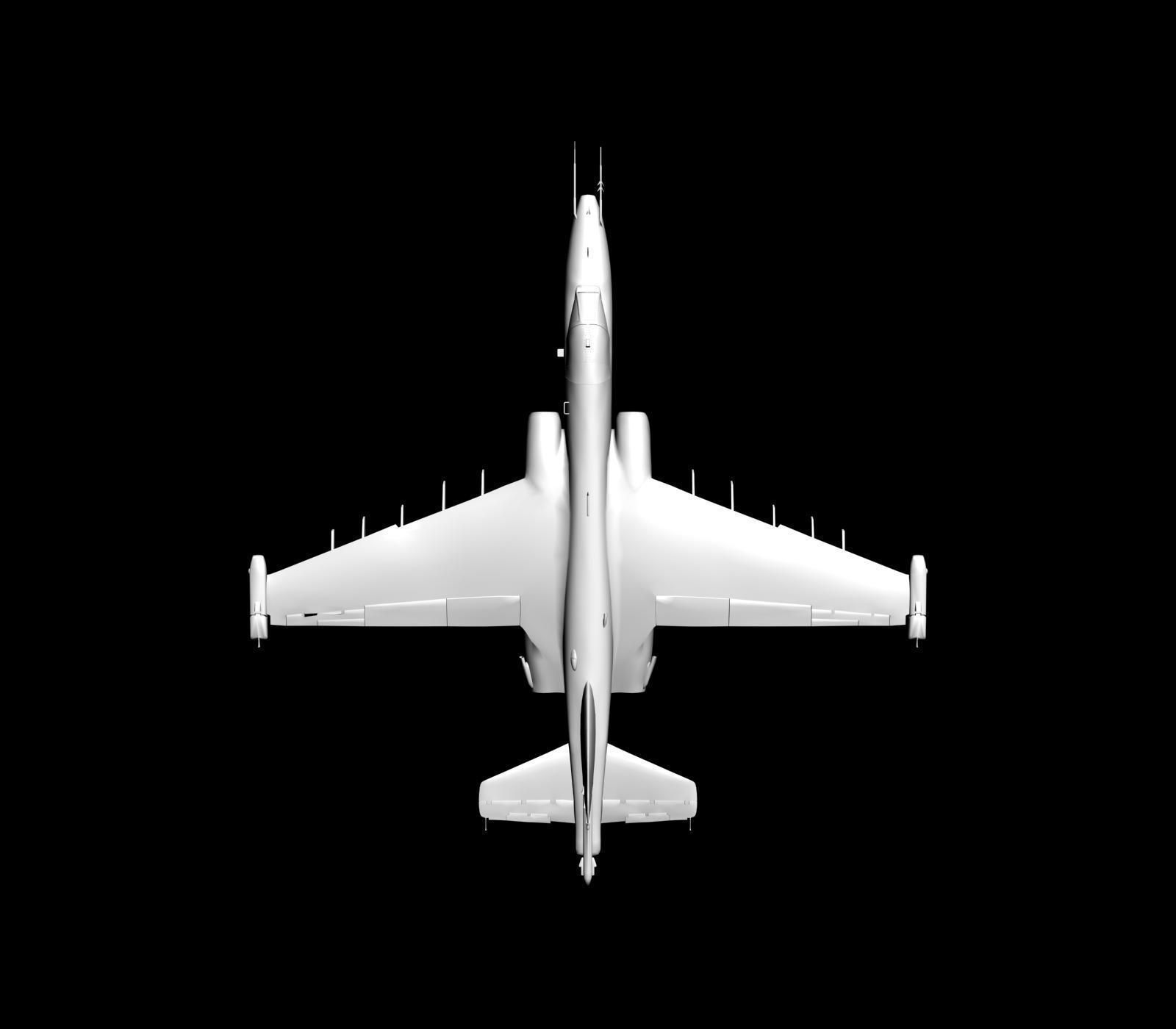 SU-25  Close air support 3D print model_3