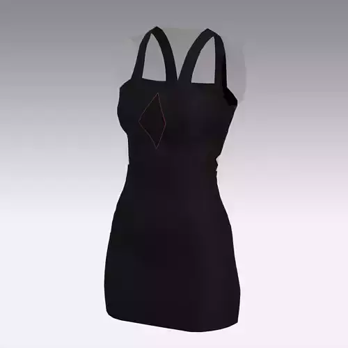 DRESS MINI PANEL VUAL LOOK STYLE