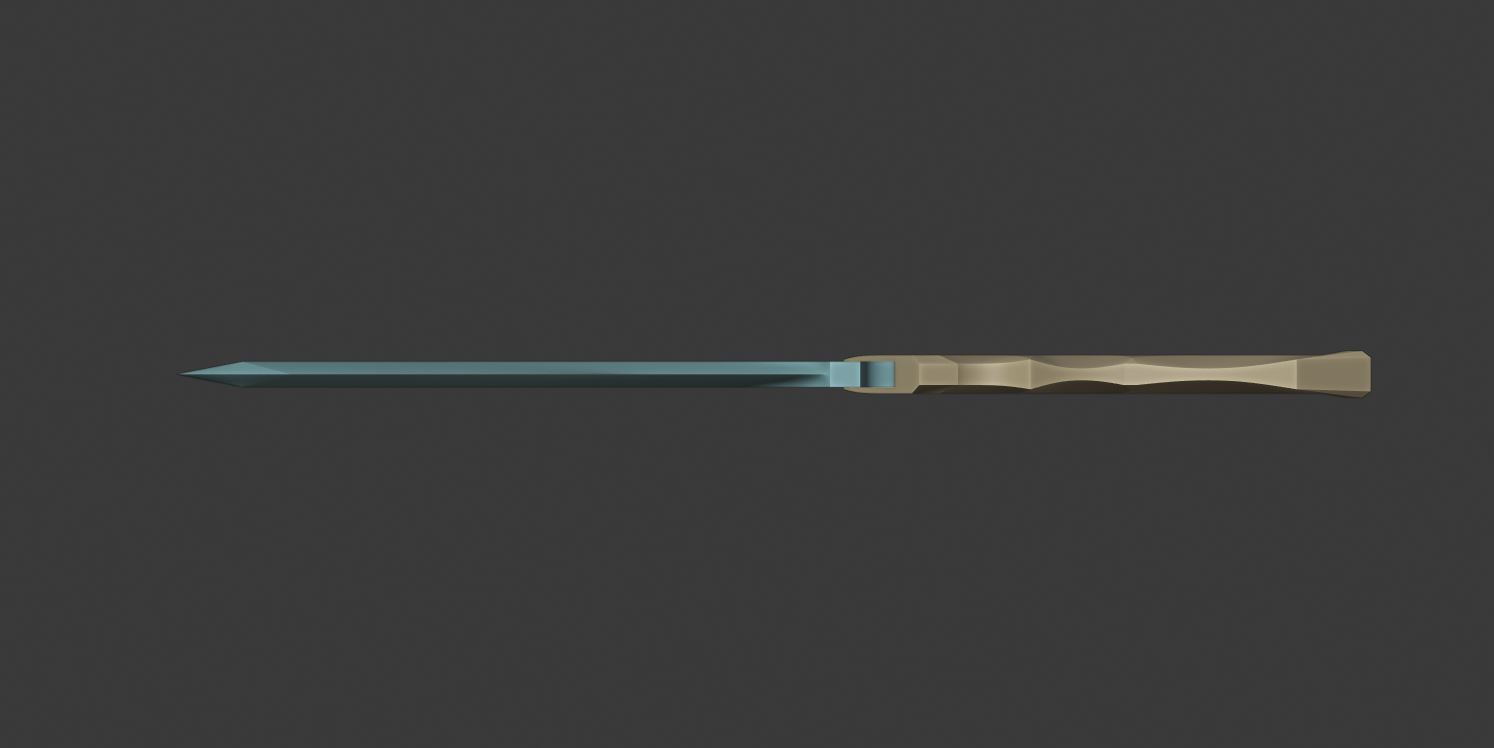 Dead by Daylight Legion Frank Huntsman Knife 3D print model_10