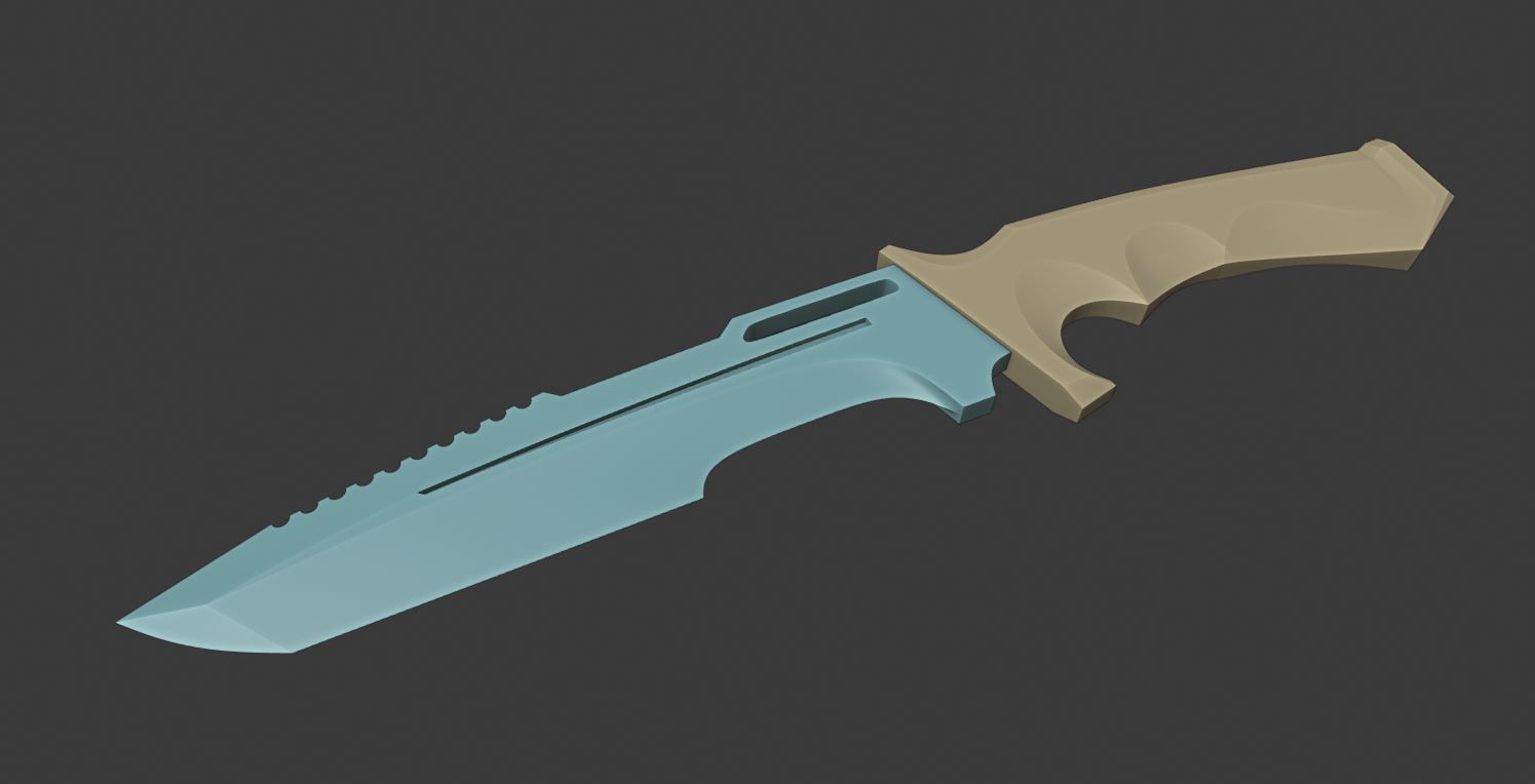 Dead by Daylight Legion Frank Huntsman Knife 3D print model_8