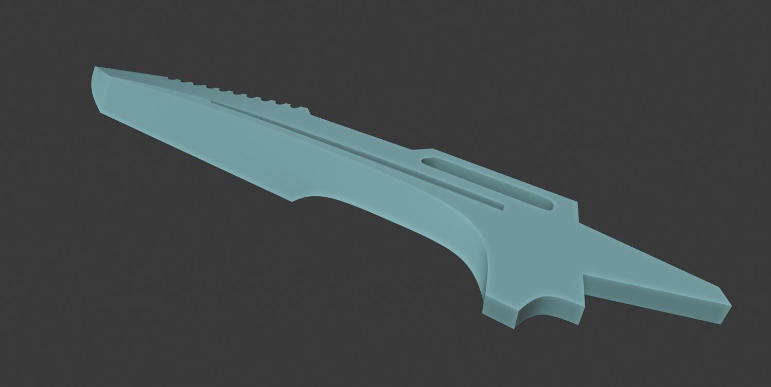 Dead by Daylight Legion Frank Huntsman Knife 3D print model_7