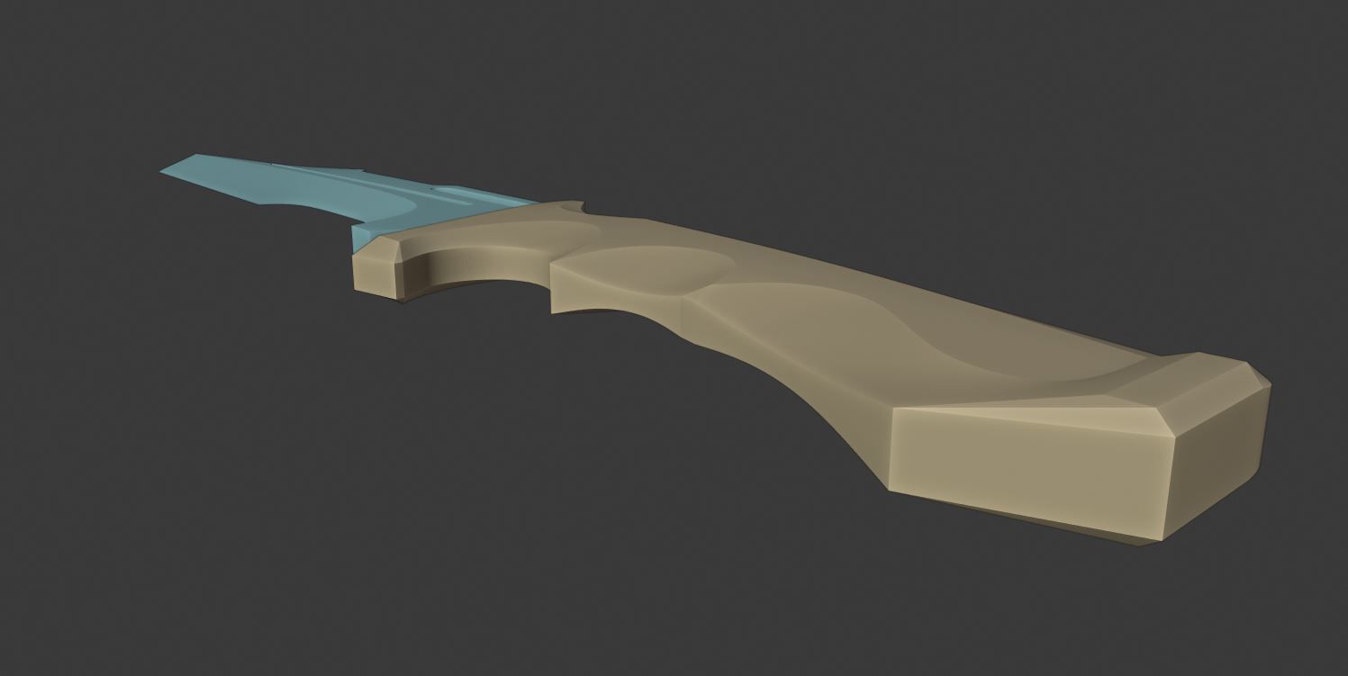 Dead by Daylight Legion Frank Huntsman Knife 3D print model_9