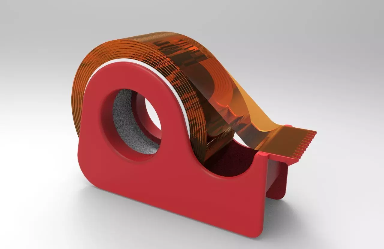 Tape Dispenser 3D model_0