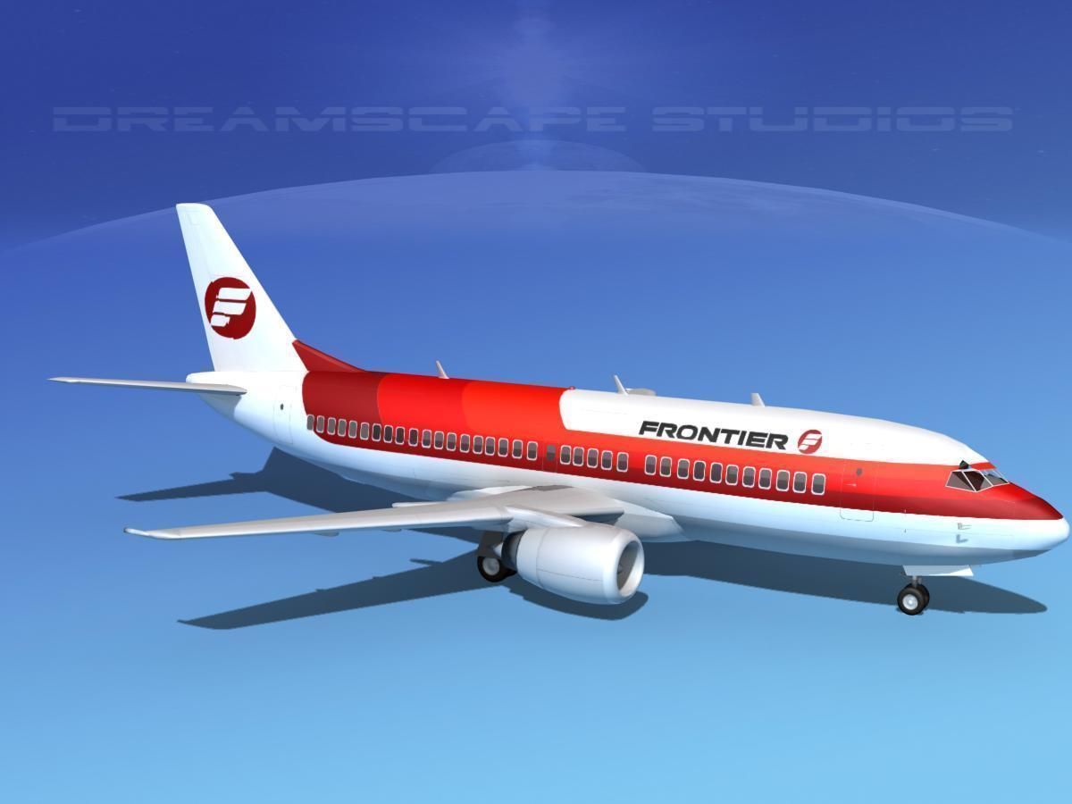 Boeing 737-300 Frontier 1 3D model_3