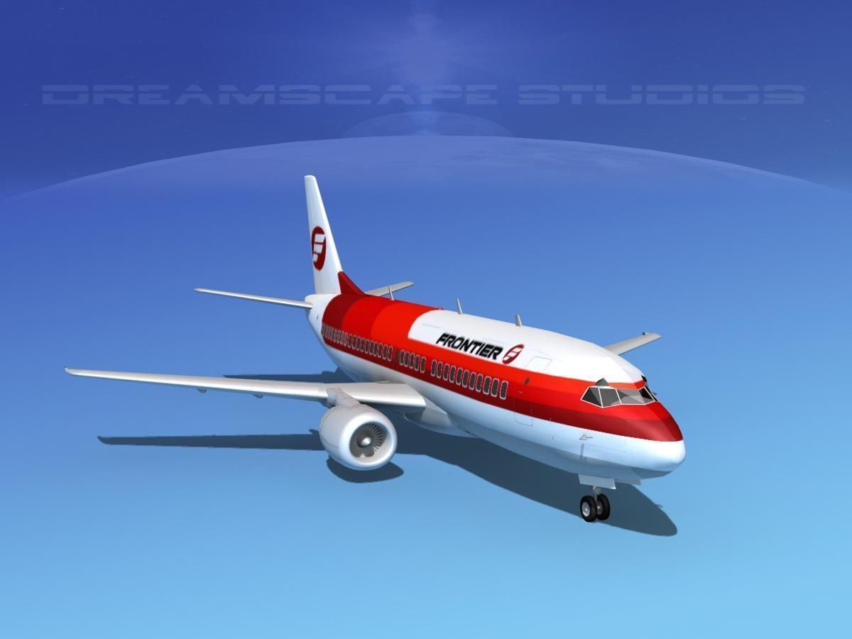 Boeing 737-300 Frontier 1 3D model_2