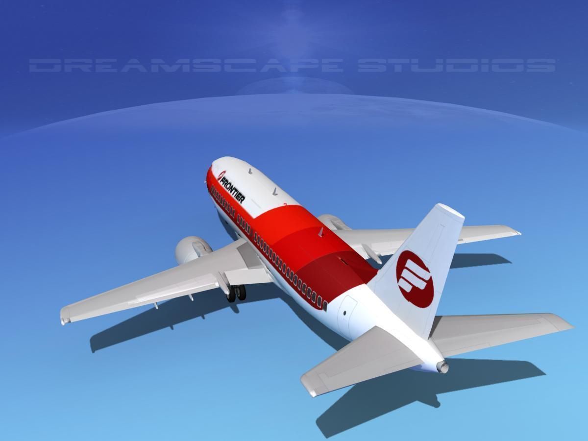 Boeing 737-300 Frontier 1 3D model_7