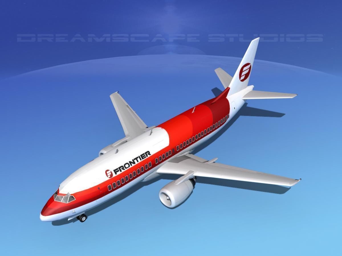 Boeing 737-300 Frontier 1 3D model_10