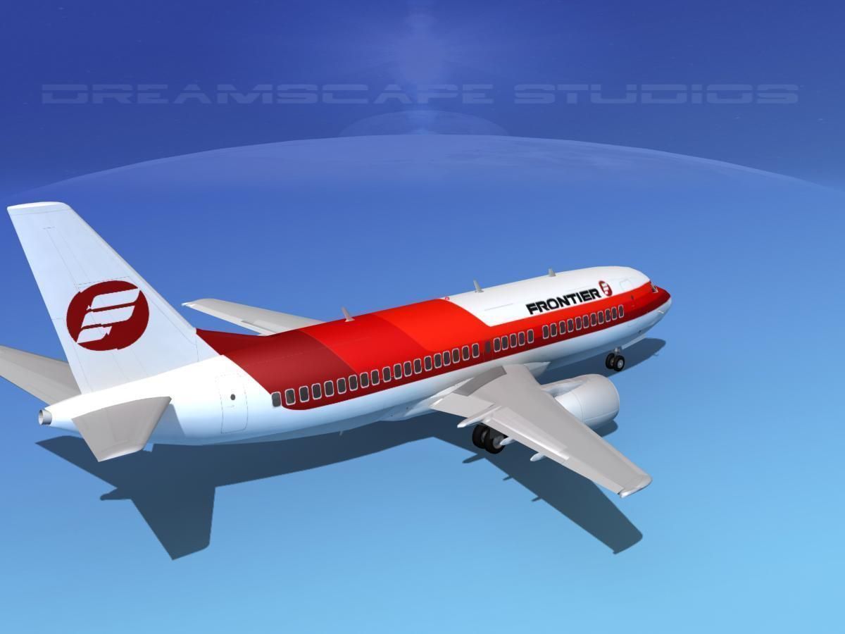 Boeing 737-300 Frontier 1 3D model_5