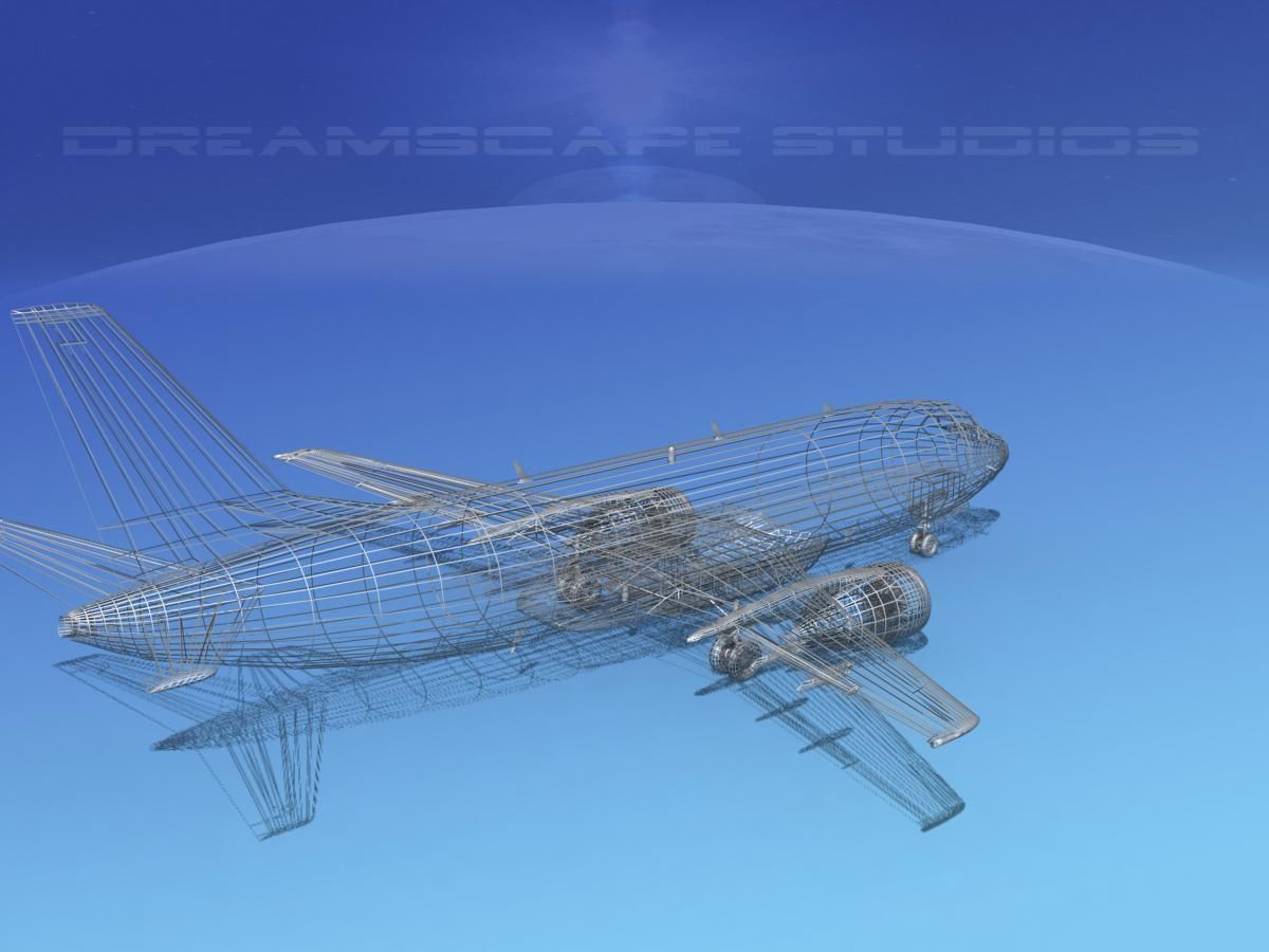 Boeing 737-300 Frontier 1 3D model_14
