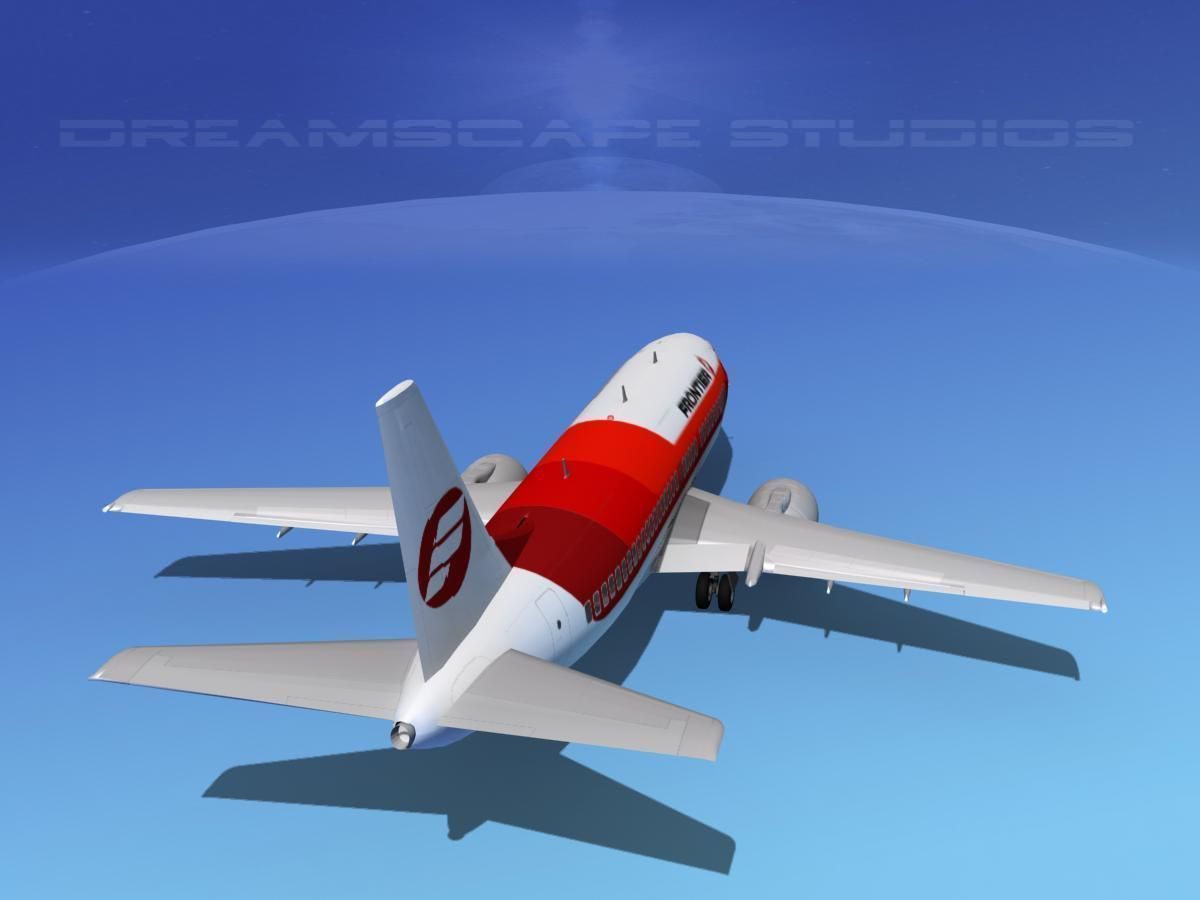 Boeing 737-300 Frontier 1 3D model_6