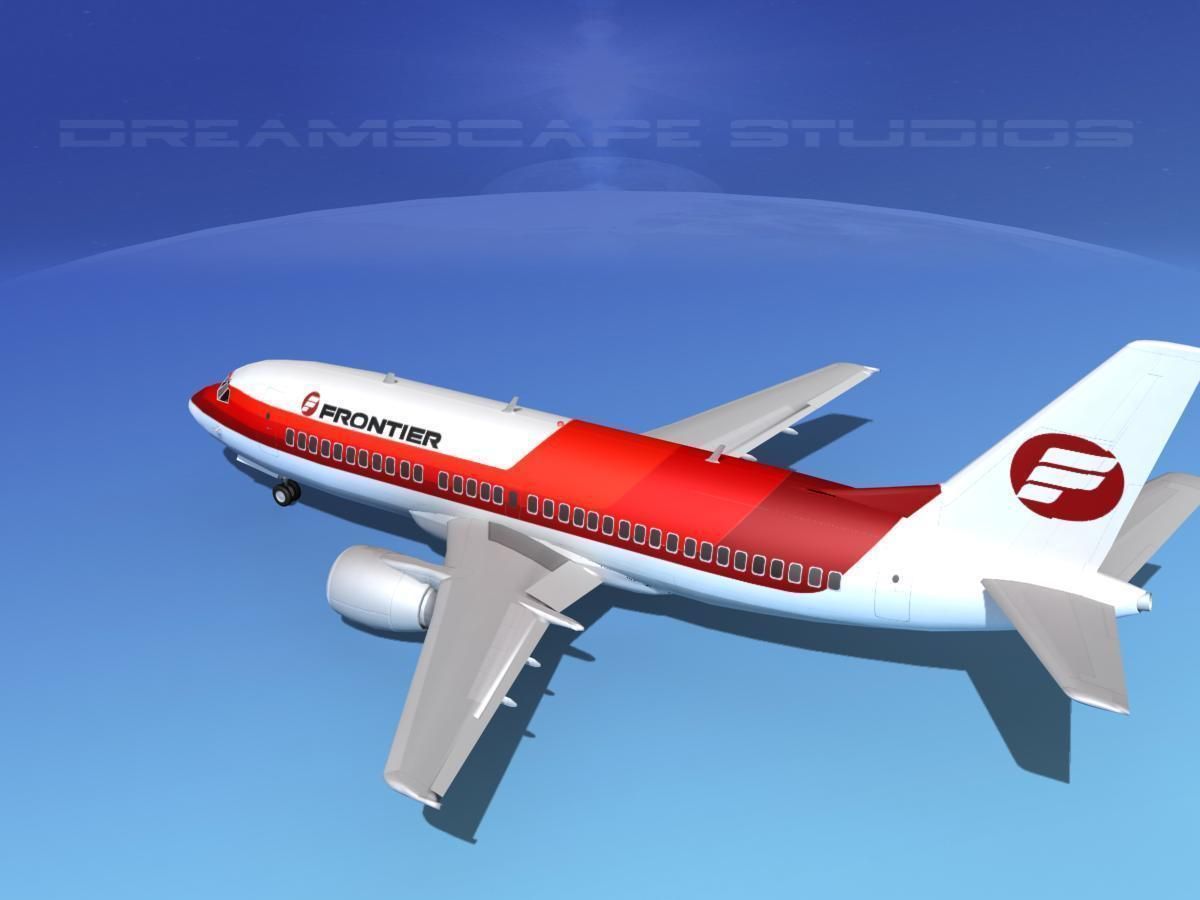 Boeing 737-300 Frontier 1 3D model_8