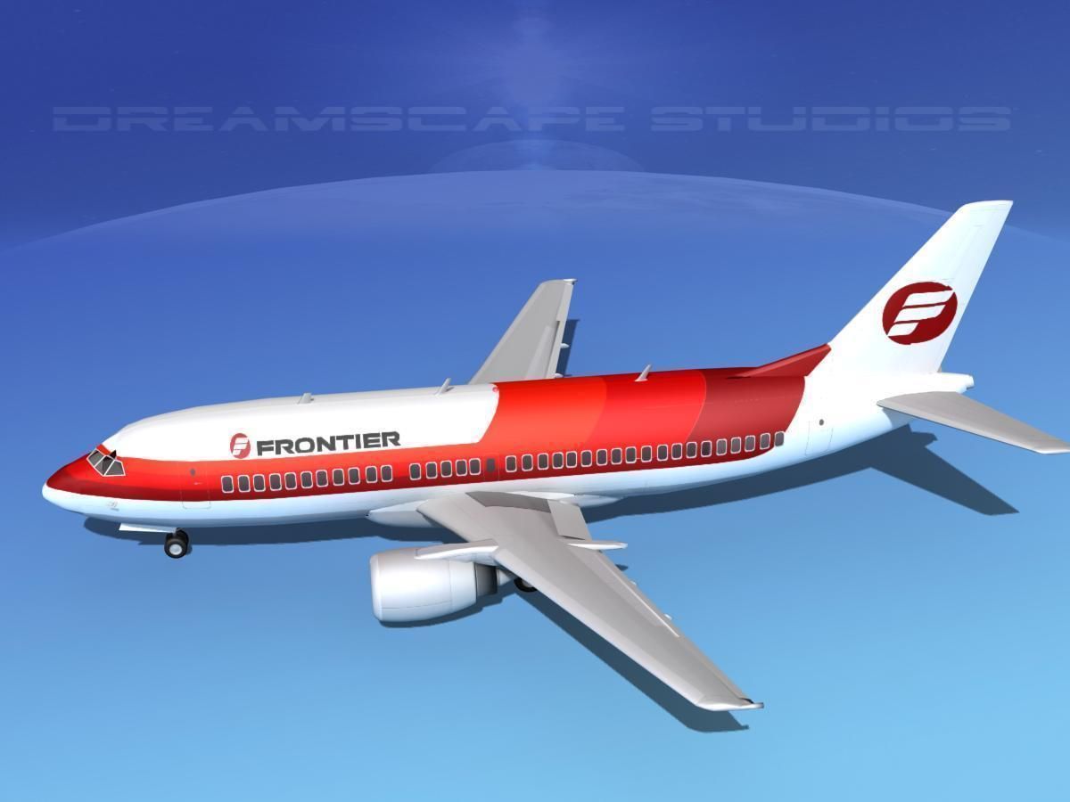 Boeing 737-300 Frontier 1 3D model_9