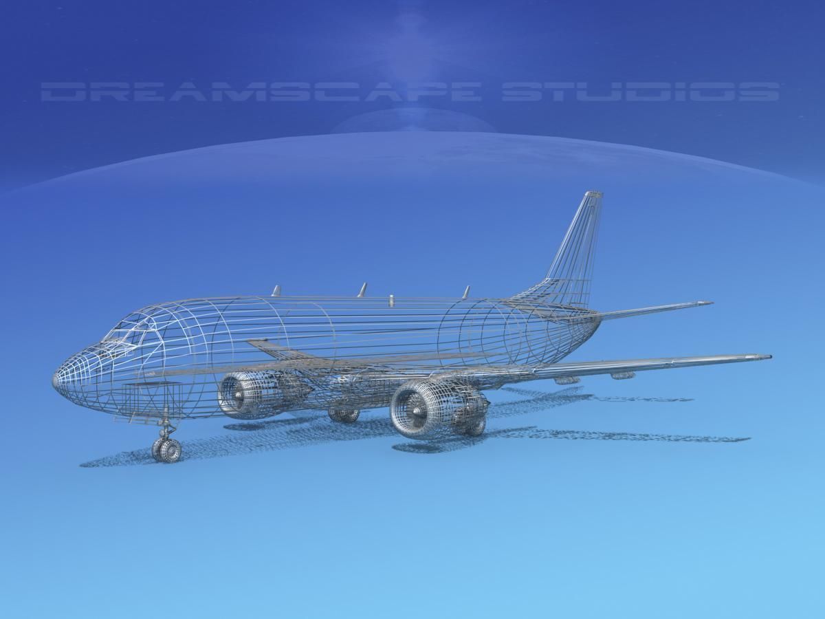 Boeing 737-300 Frontier 1 3D model_12