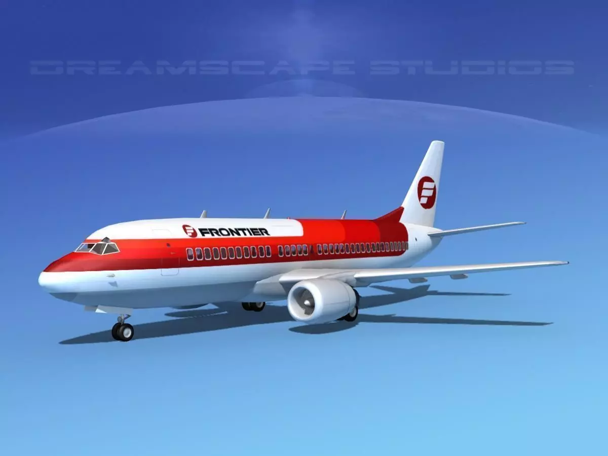 Boeing 737-300 Frontier 1 3D model_0