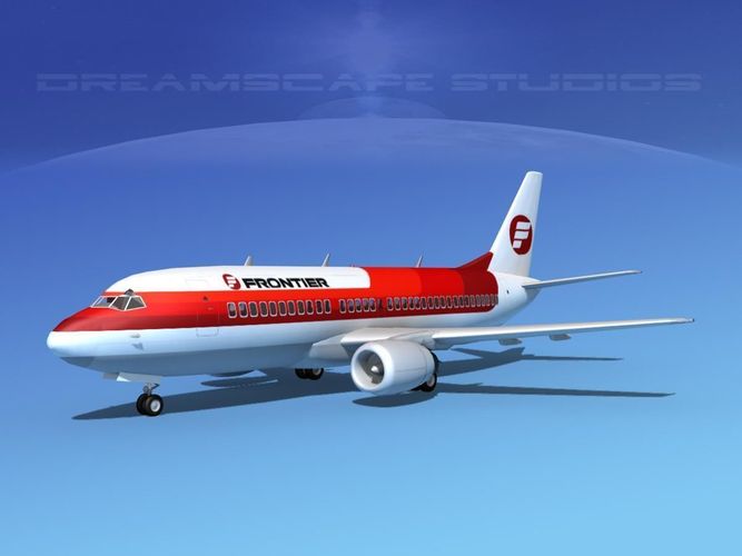 Boeing 737-300 Frontier 1 3D model