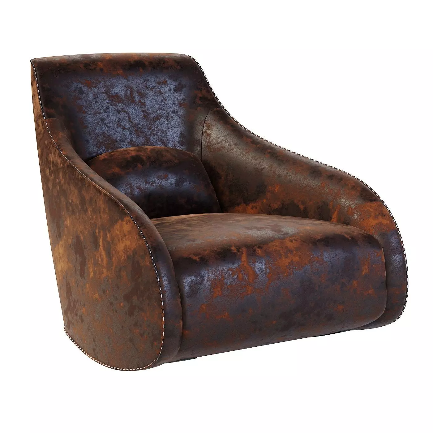 Armchair Swing Ritmo Vintage Econo 3D model_0