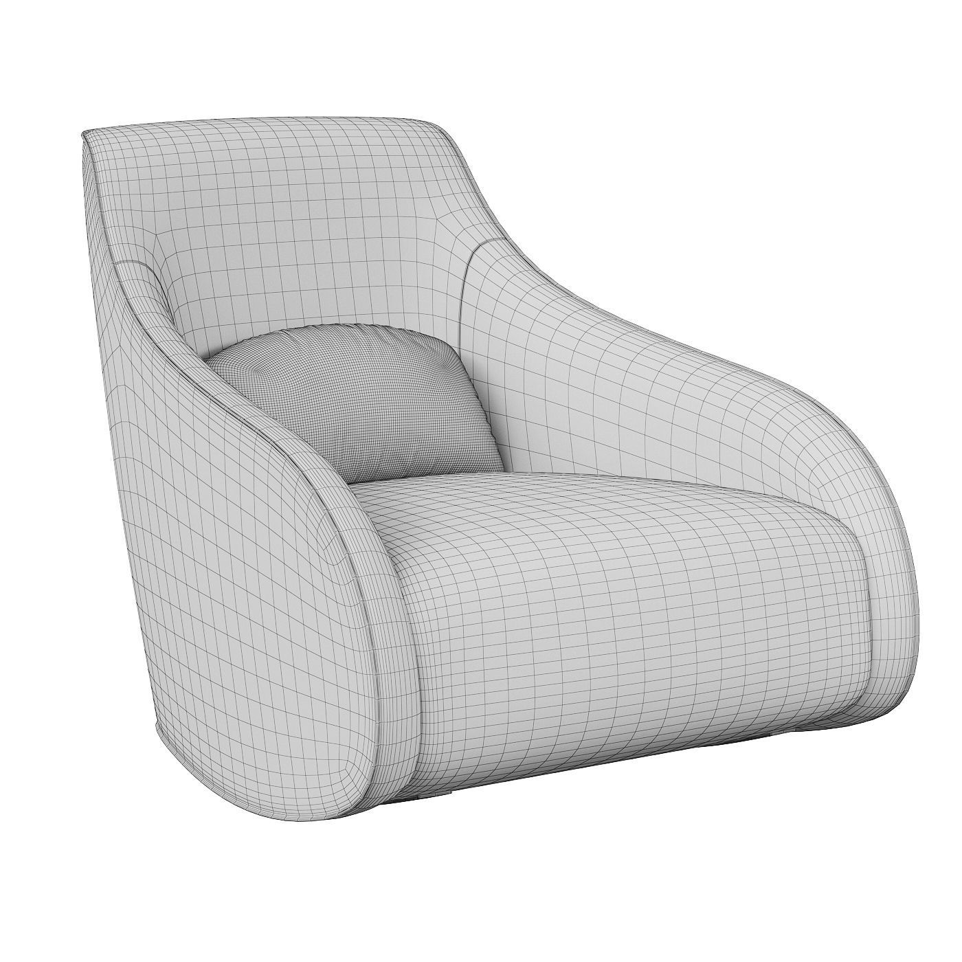 Armchair Swing Ritmo Vintage Econo 3D model_4